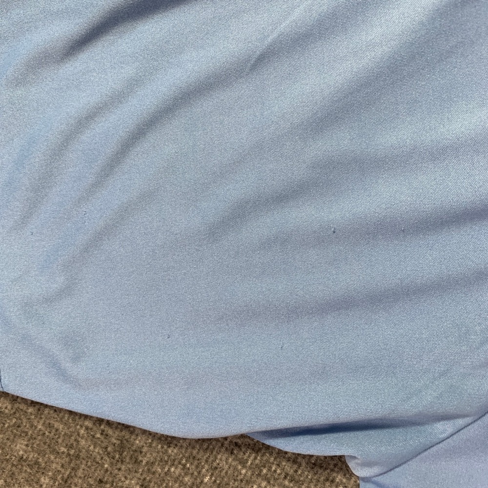 Collars & Co Polo Dress Shirt Men 2XL Blue Stretch Business Casual Office Modern - Picture 8 of 9